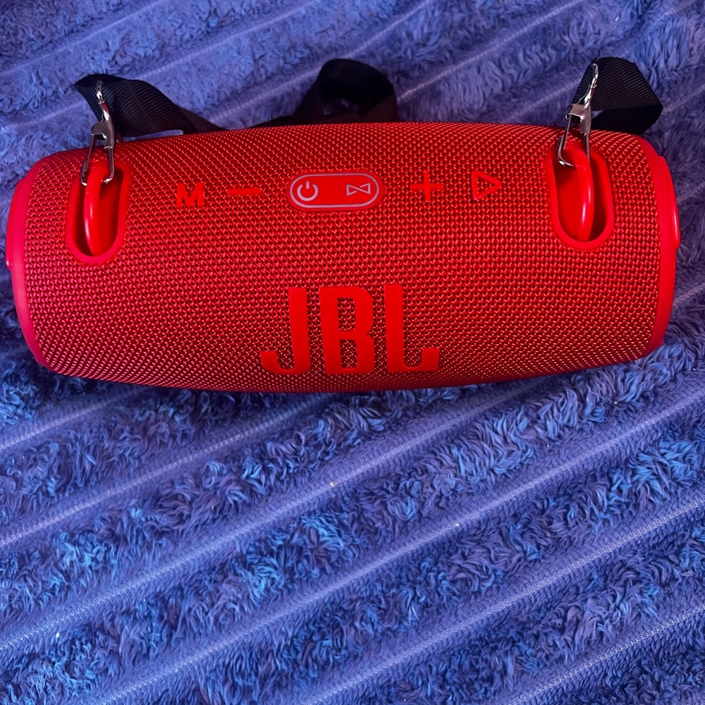 JBL Vibrant Red Bluetooth Speaker